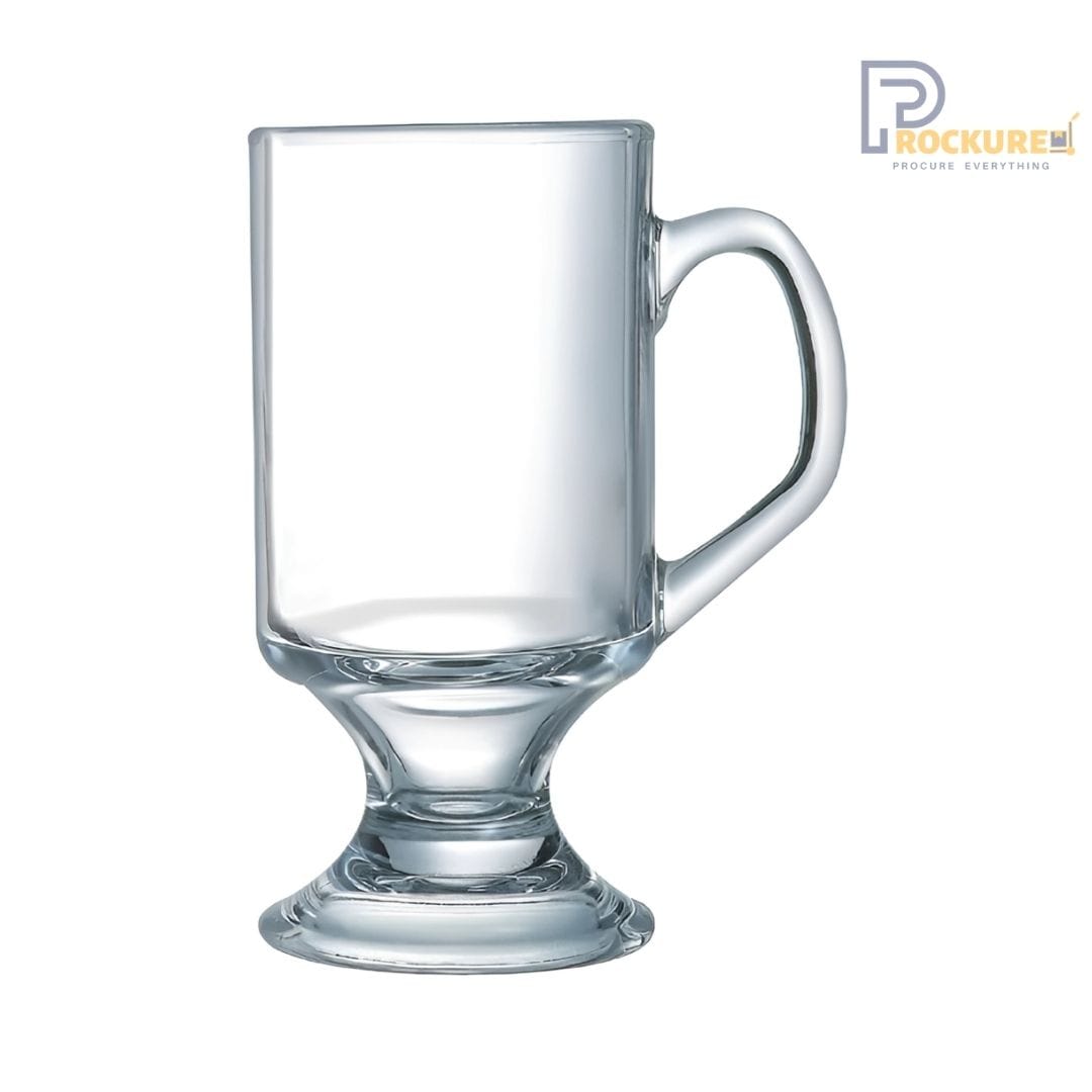Arcoroc Footed Mug J3783 - 48 pc Carton for Elegant Beverage Service