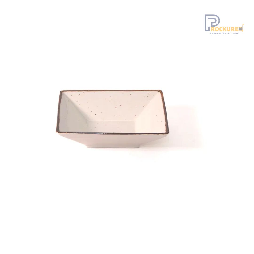 Sanaai Speckled Brown Taper Dip Bowl - 72 Pc Carton