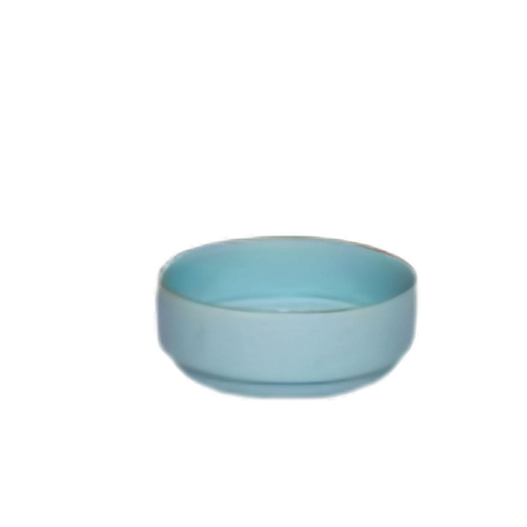 Sanaai Aqua Blue Soup Bowl Porcelain 325ml - 24 Pc Carton for Hotels & Restaurants