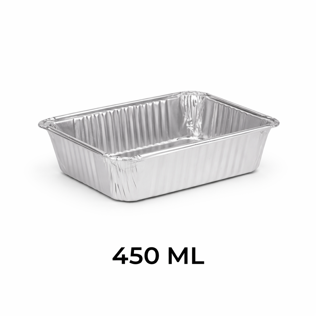 Aluminium Foil Food Container and lid -Available in Multiple Sizes