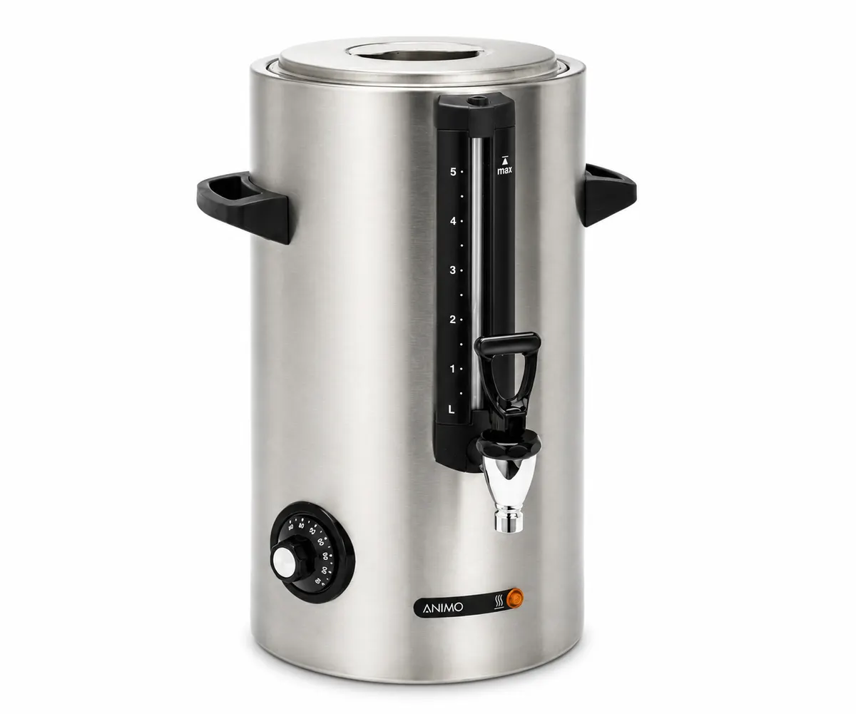 Animo WKT-D 5N HA Tabletop Water Boiler — 5L Stainless Steel