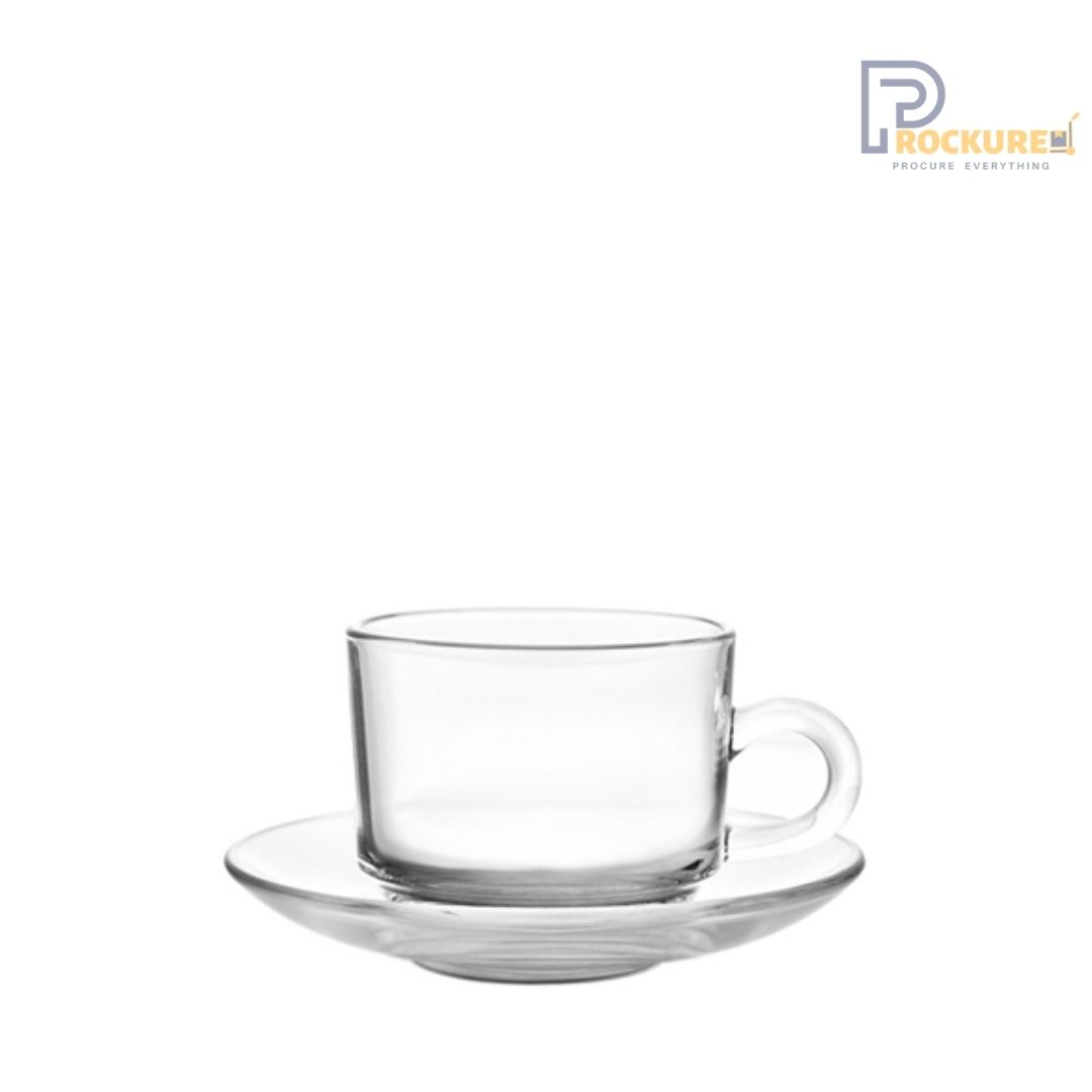 Ocean Stack Tea Cup - 200 ml, Set of 6 for Elegant Dining