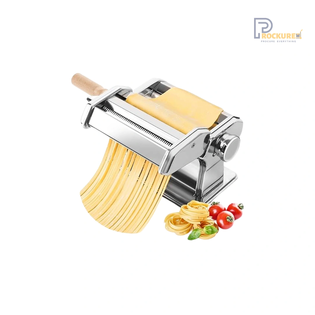 Prockured Basics Manual Noodle Machine with 2 Knives (2mm & 4mm)