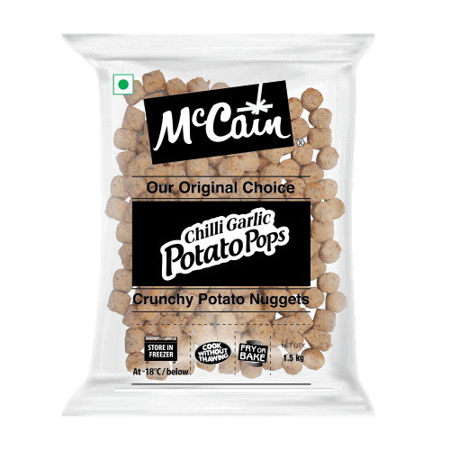 McCain Garlic Chilli Potato Pops 1.5 Kg