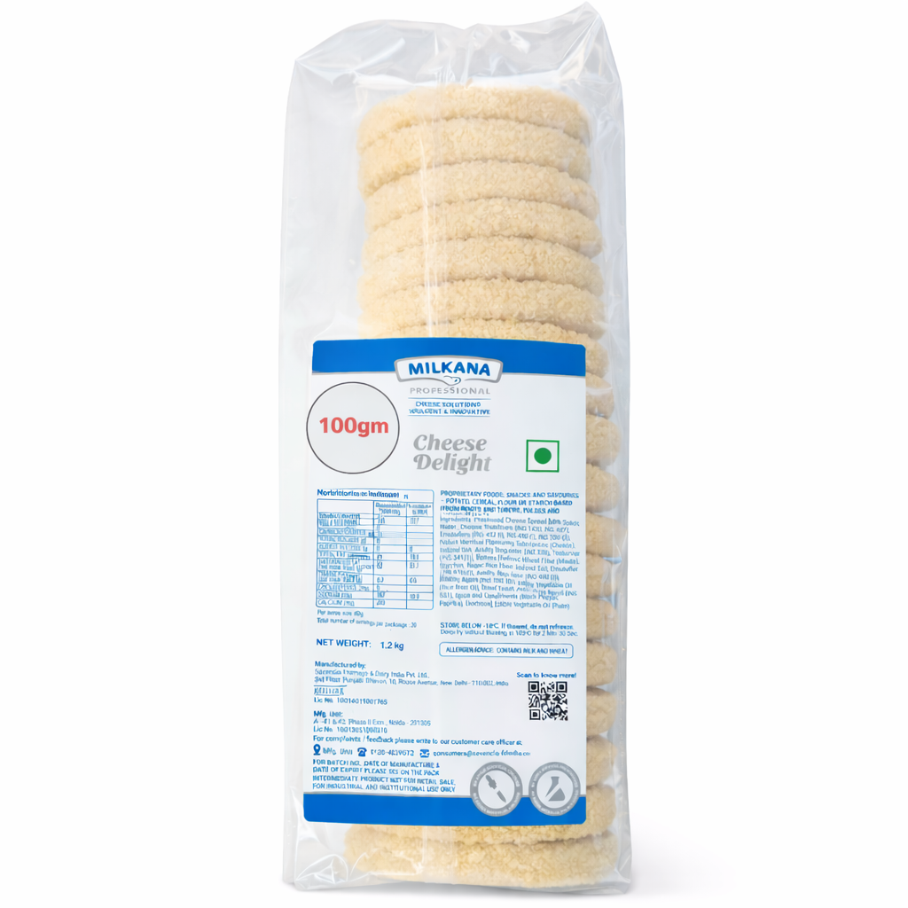 Milkana Cheese Delight Patty 100gm (1*8)