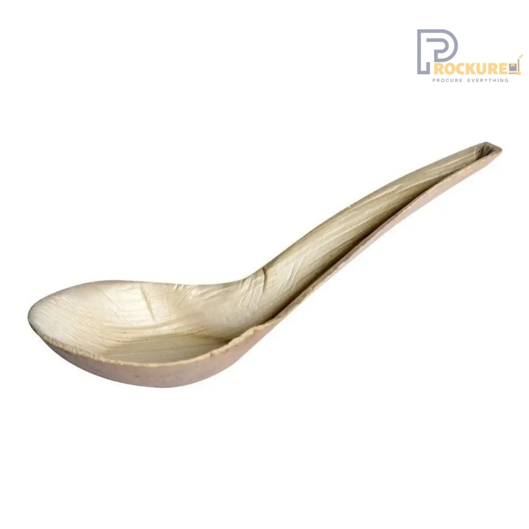 Areca Leaf 14 cm Soup Spoon