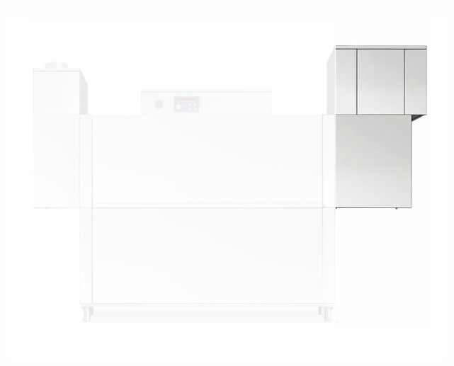 DIHR RX-164E Conveyor Rack Dishwasher with Dryer DR24