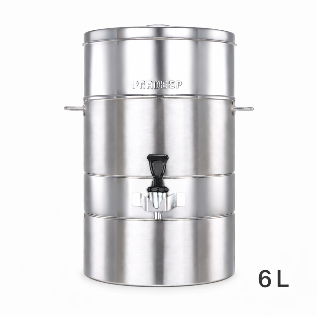 Pradeep - Stainless Steel Catering Urn 6 Litre Tea can 6L