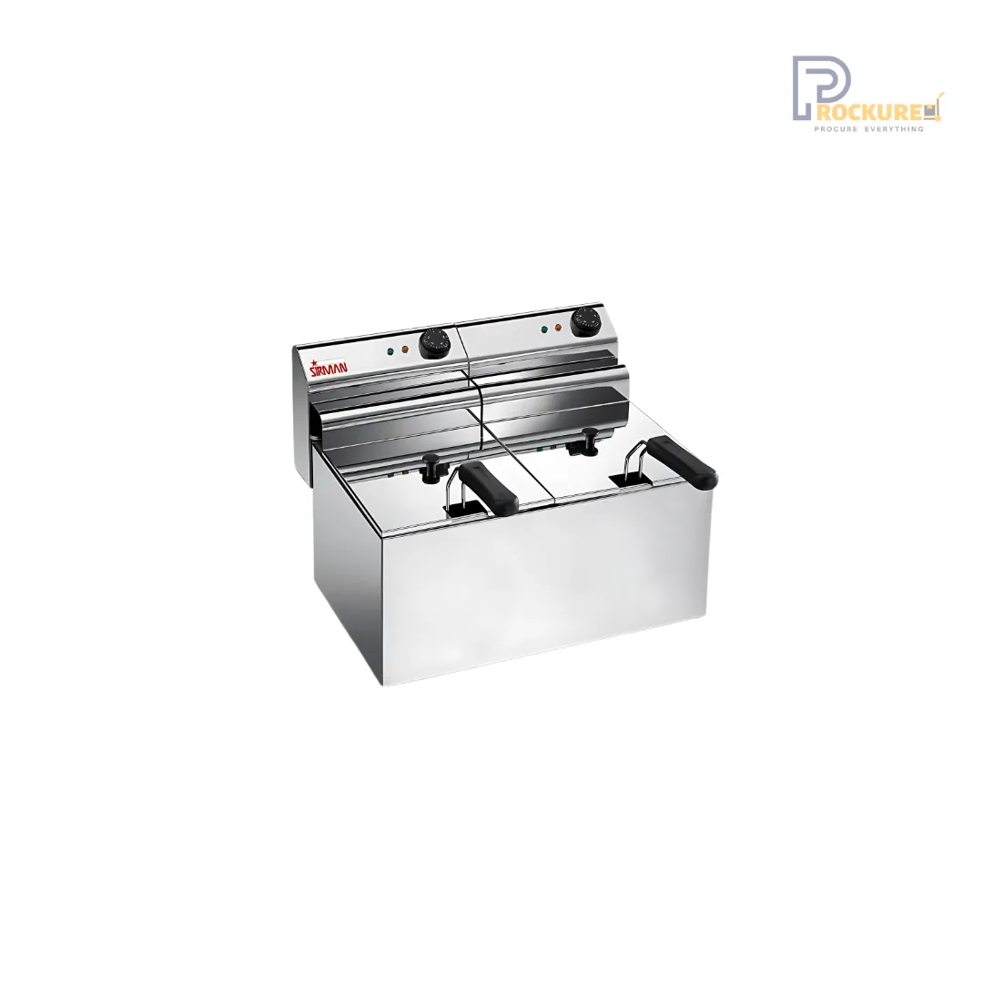 Sirman Eldorado 8X2 Electric Fryer Double Tank 16 Liter Capacity