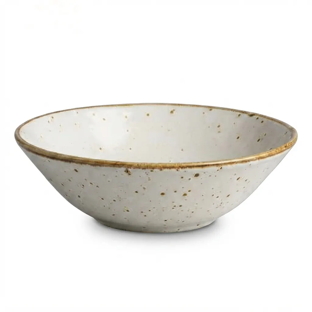 Meraami Polar Ceramic Ellipse Bowl 17 cm