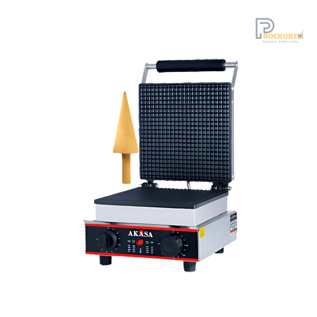 WCM10 Square Waffle Maker – 230V, 1.6kW, Crisp & Evenly Cooked Waffles