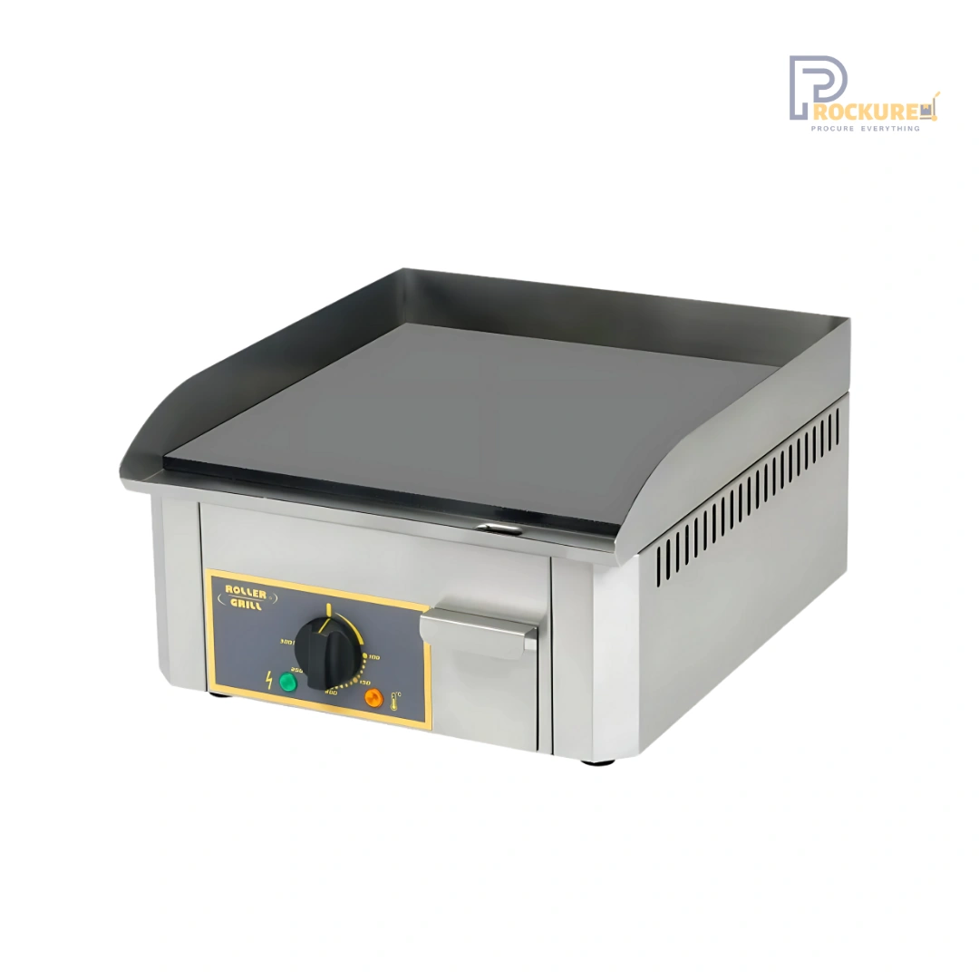 Roller Grill PSR 400 E Electric Griddle – 10mm Decarbonised Steel Plate, 400x475x230mm