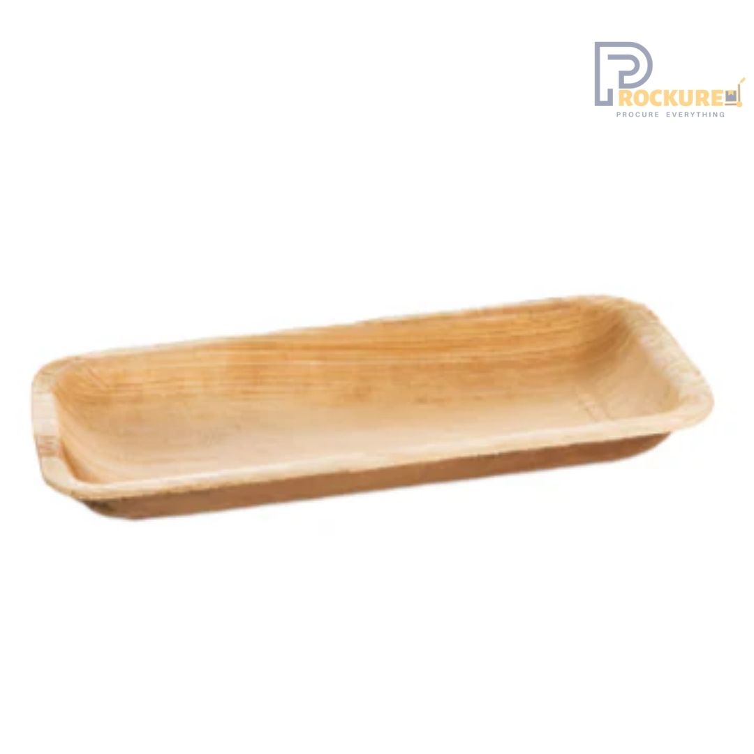 Areca Leaf 6 x 3 Inch Rectangle Platter