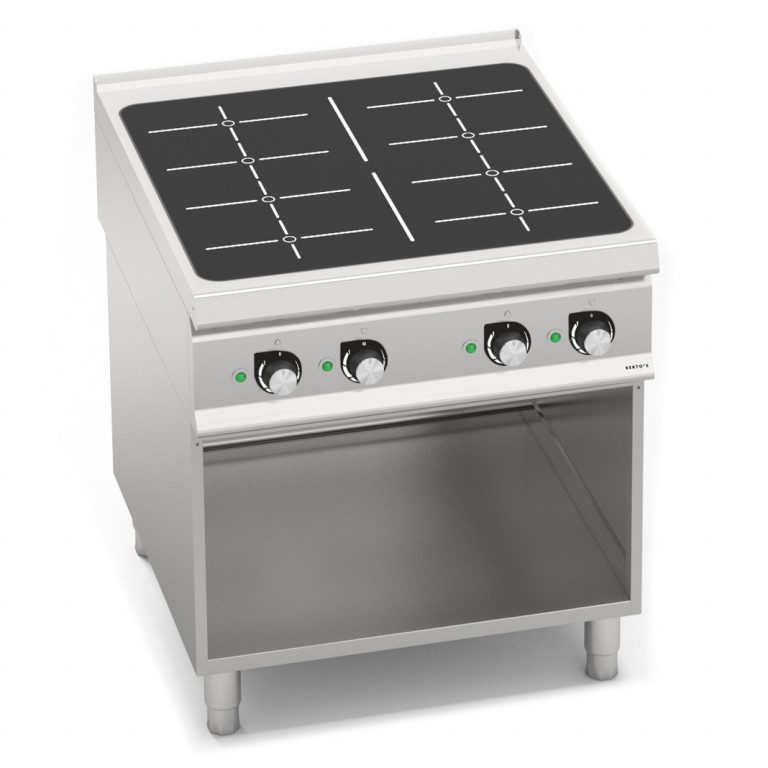 Berto's INDUCTION RADIANT HOTPLATE ON CABINET SE9TP4M/IND