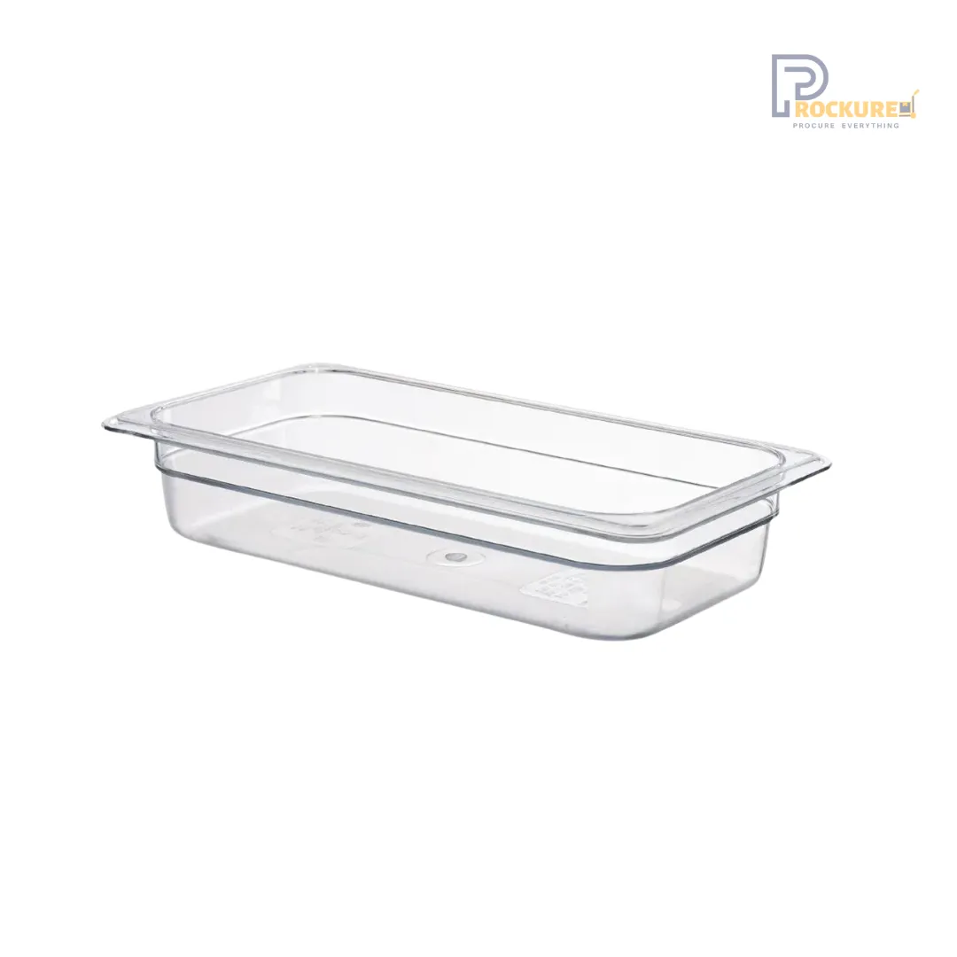 Polycarbonate GN Pan 1/3 – 65mm Deep | 2.4L