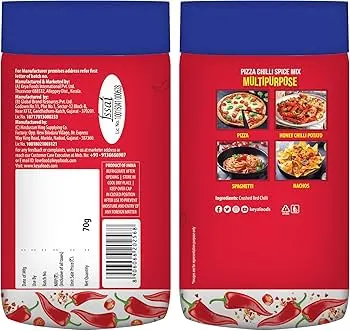 Keya Pizza Chilli Flakes 60 gm 4