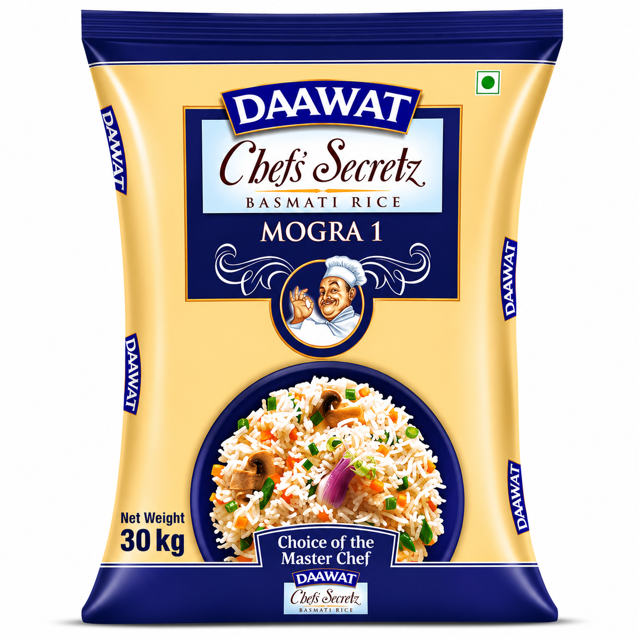 Daawat Chef's Secretz Basmati Rice Mogra-1 30kg