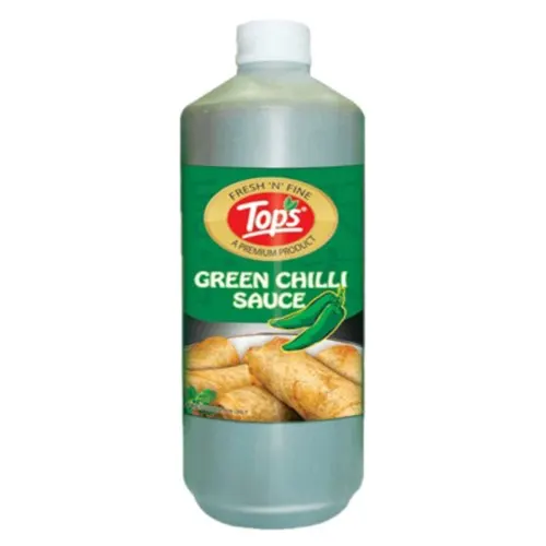 TOPS Green Chilli Sauce 1.15 Kg Bottle 2