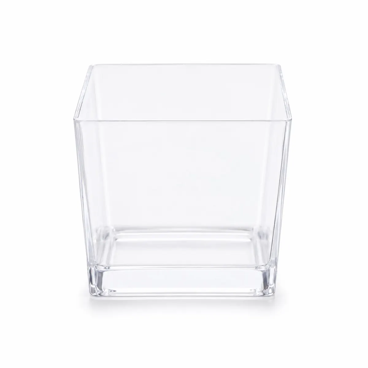 Acrylic Plastic Square Pudding Cup N49