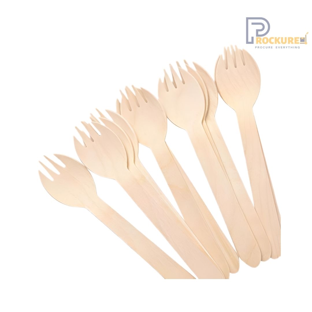 Wooden Spork 140 mm