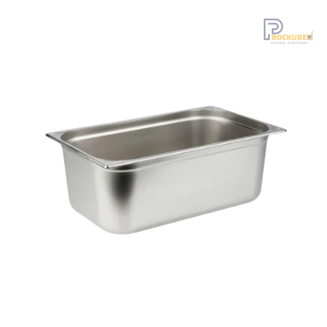 Stainless Steel GN Pans 304 | 1/1 – 200mm Deep | 28L Extra-Deep
