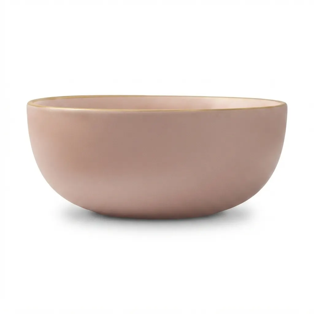 Meraami Aura Blush Ceramic Serving Bowl 13 cm