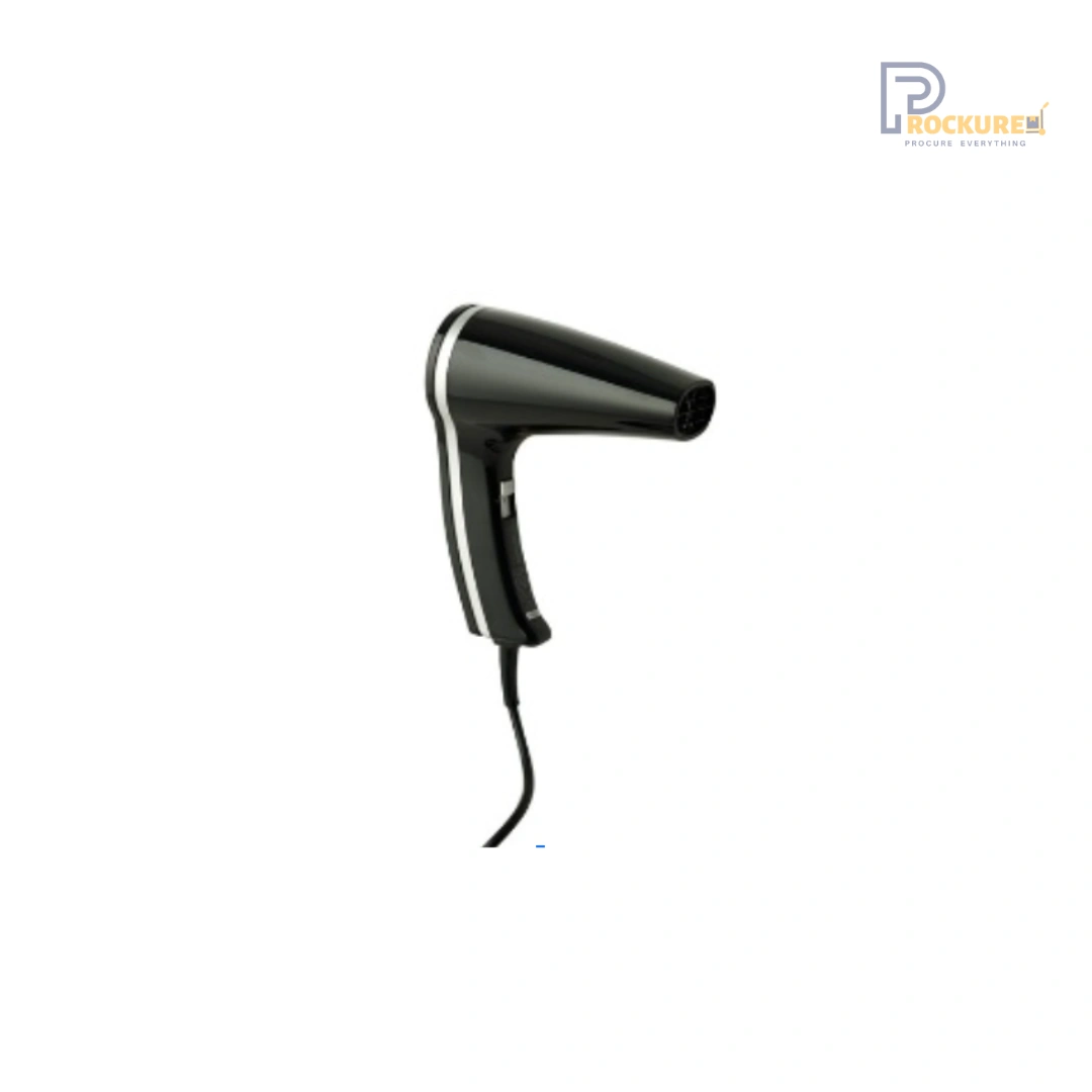 JVD Eden Plus Hair Dryer – Compact Curly Cord Dryer with Lightouch Handle for Hotel Bathrooms