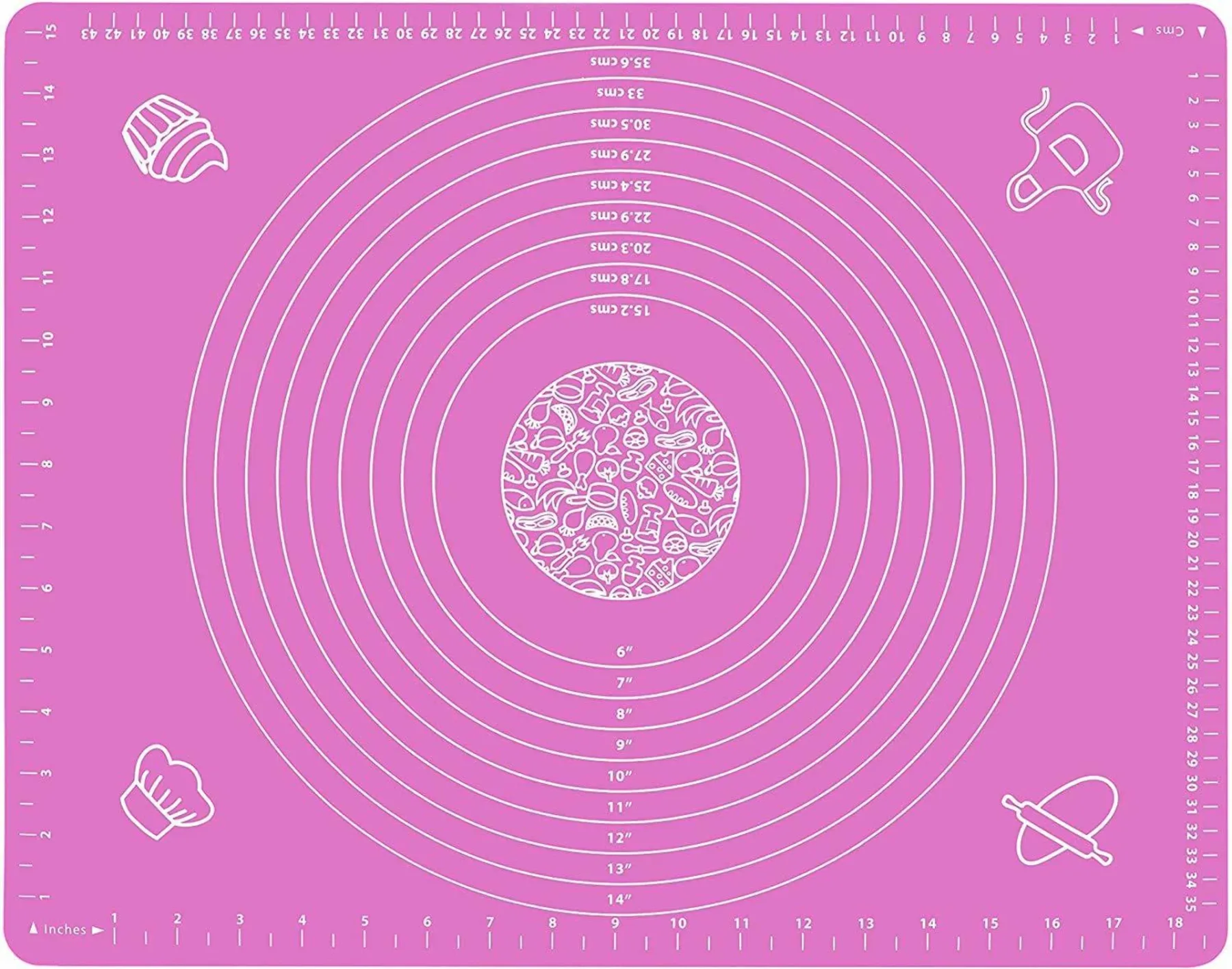 Silicone Measuring Mat 40 x 50 cm