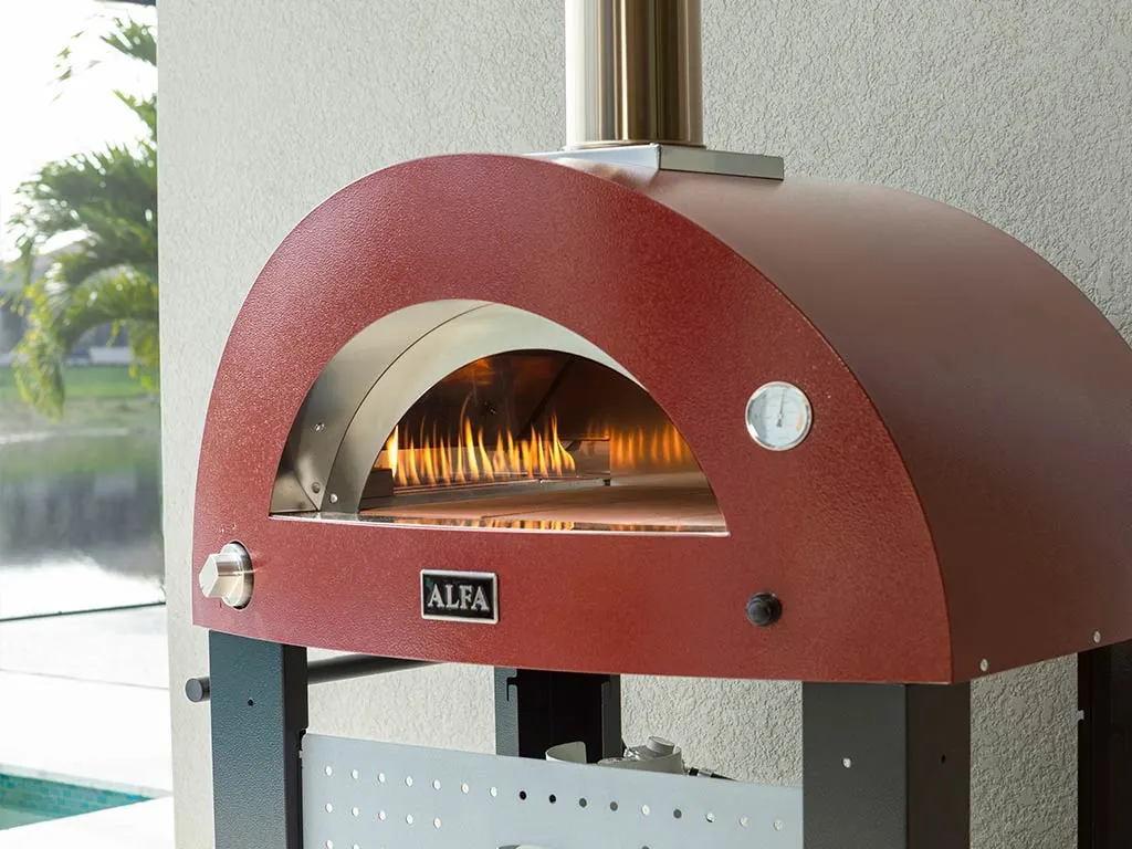 Alfa Forni Moderno Hybrid Gas & Wood Fired Pizza Oven 2 Pizza 60 x 50 cm 3