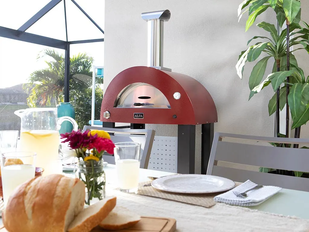 Alfa Forni Moderno Hybrid Gas & Wood Fired Pizza Oven 2 Pizza 60 x 50 cm 7