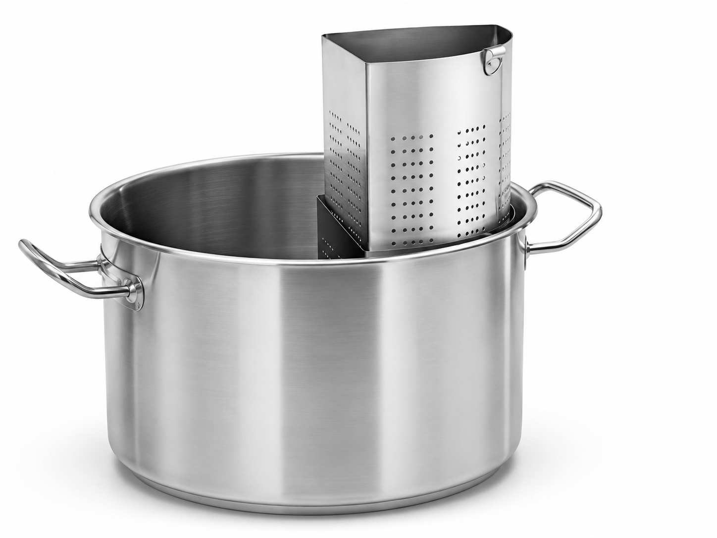 Avon 31.5L Stainless Steel Casserole with 4 Pasta Separators (40cm)