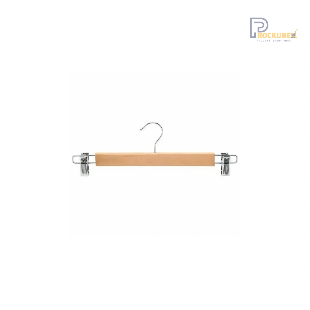 Wooden Clip Hanger – Adjustable & Durable