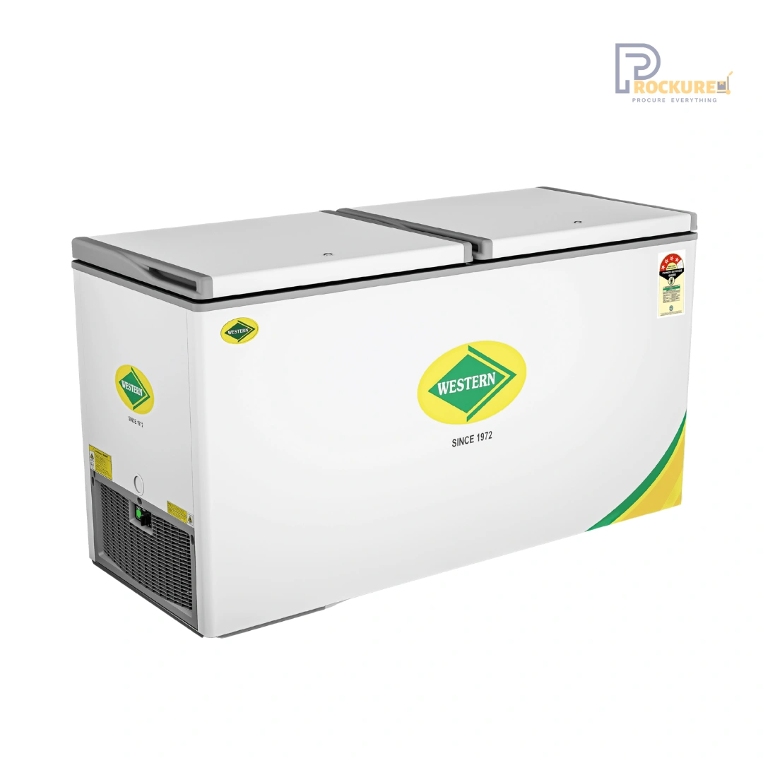 Western D525H224 505L Stainless Steel Chest Freezer – High Volume, Dual Mode, Built for India
