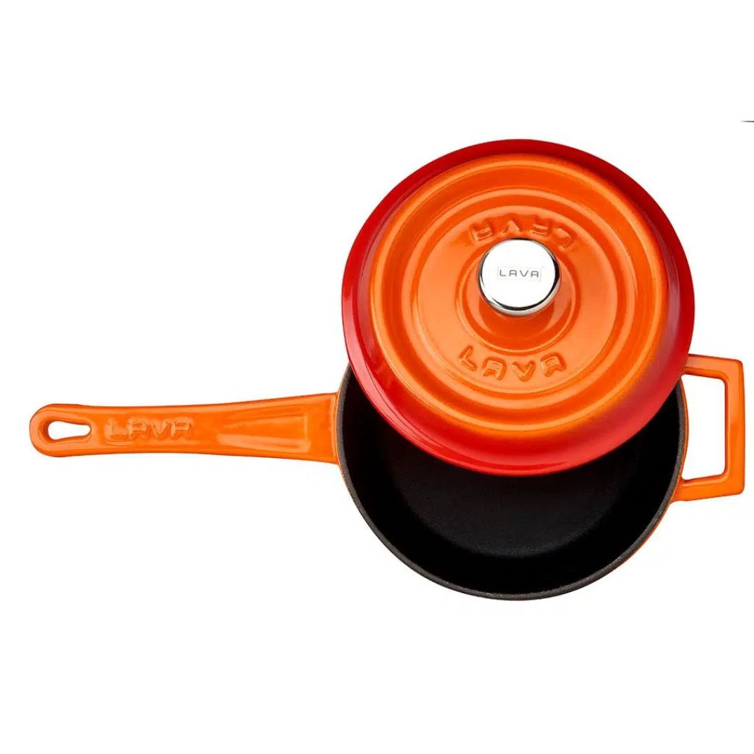 Lava Cast Iron Casserole 16 cm - Sauce Pan 16CM 5