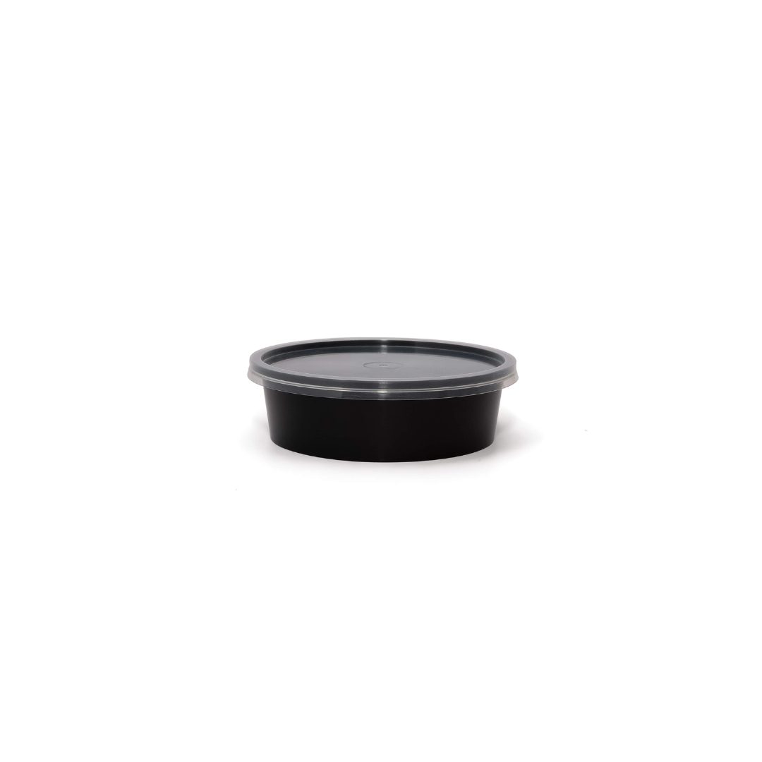 Damati Round Plastic Container with Lid | 50 ml (2 Oz)