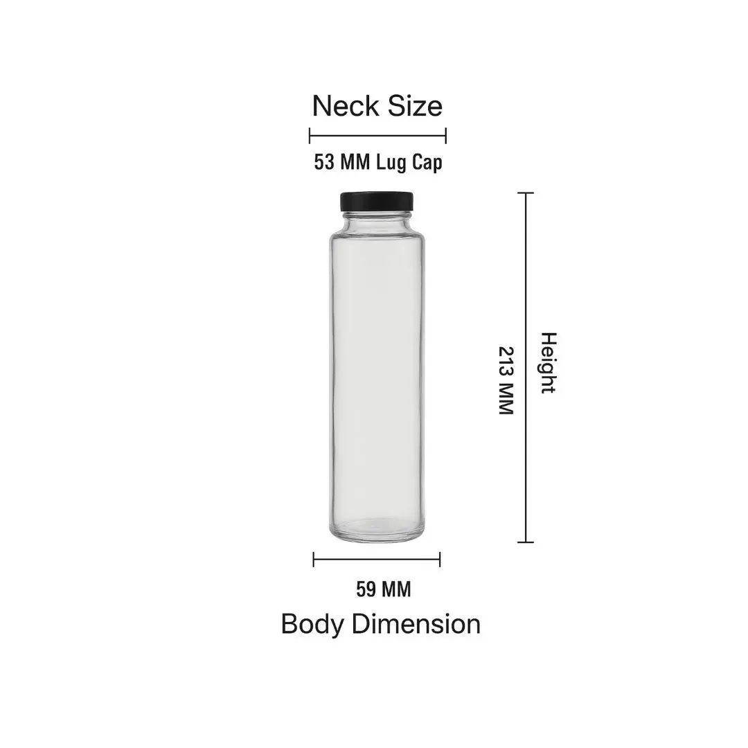 Bamboo Glass Bottle 350 ml, 450 ml 4