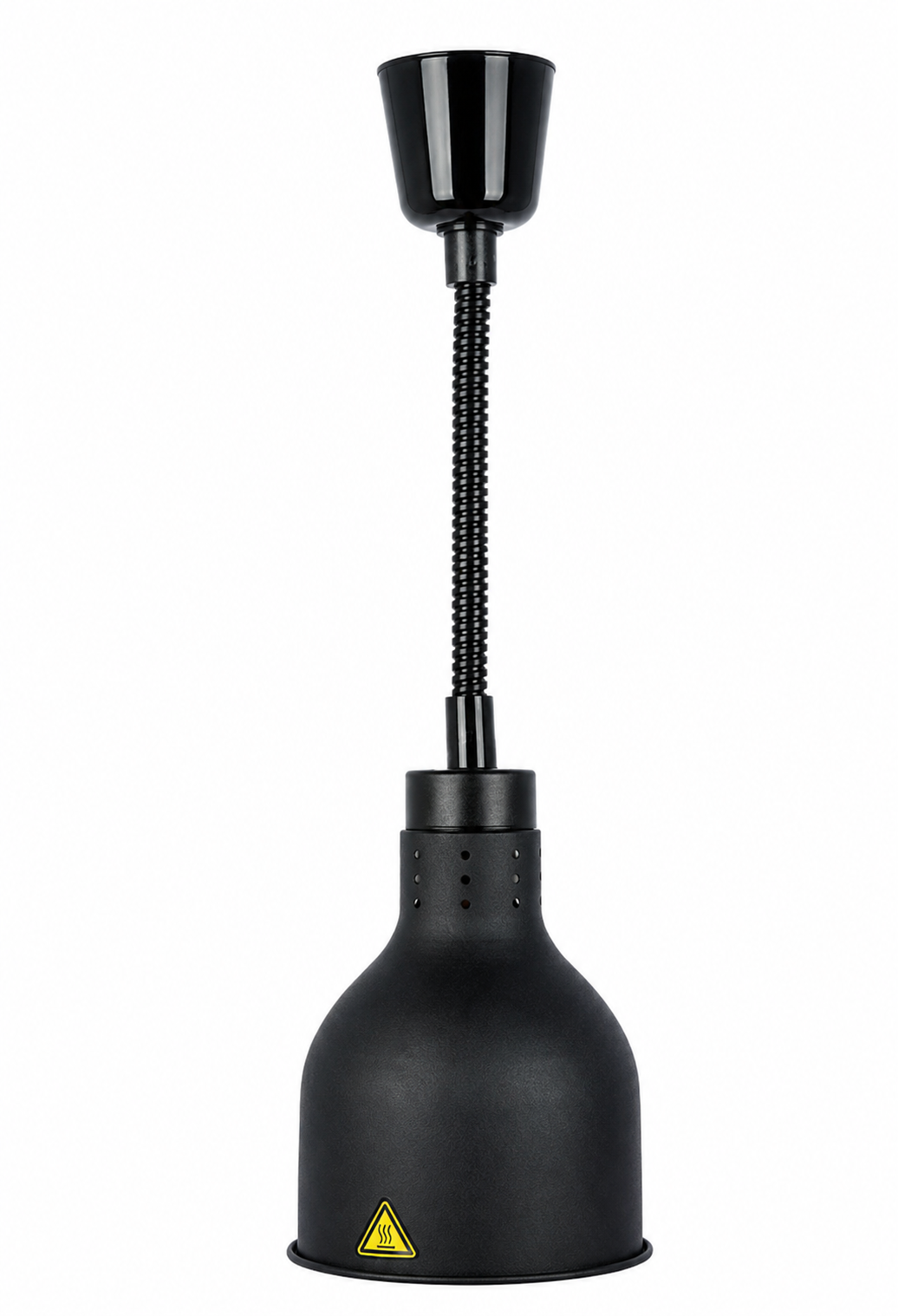 Black Retractable Food Heat Lamp Warmer (RHLWB)