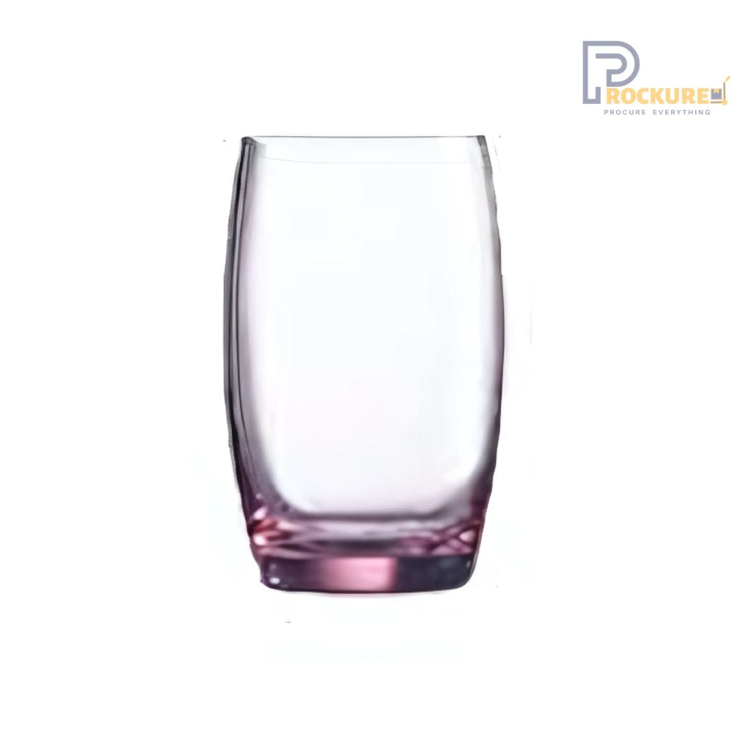 Arcoroc Salto H/B Tumbler - 35 cl Ice Pink Glassware (Carton of 24 pc)