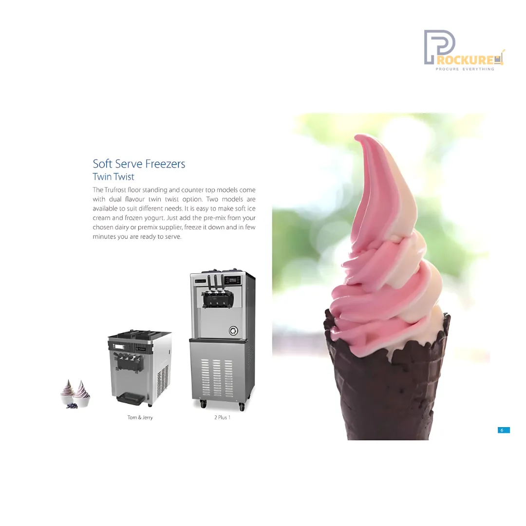 Trufrost 2 Plus 1 Ice Cream Maker – High-Performance Soft Serve Machine (25L Capacity) 2