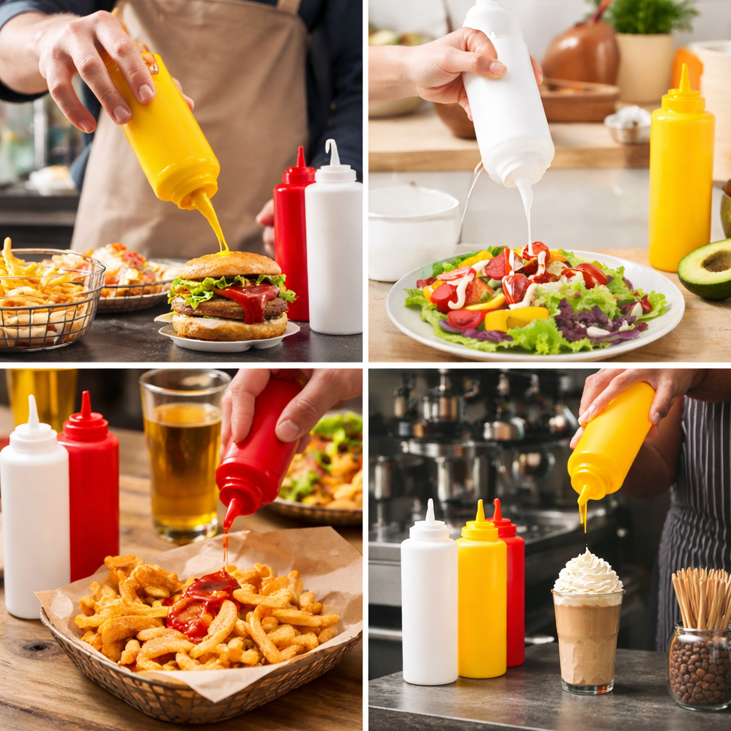 36 OZ Squeeze Bottle LX, Squeeze Sauce Bottle SZBTL-36oz