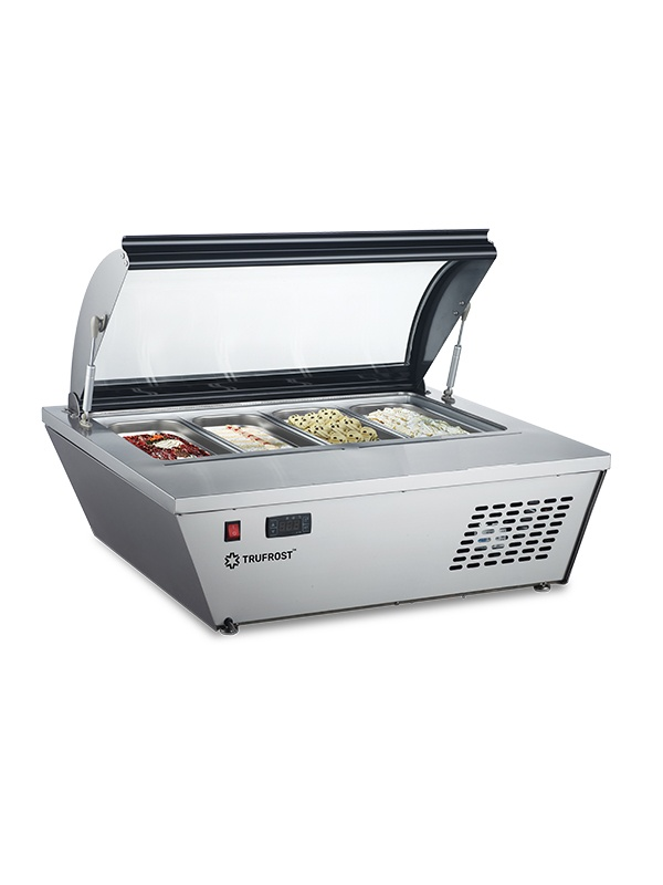 Trufrost & Butler DTF-4 NEU – Desktop Ice Cream & Gelato Scooping Display Freezer | 120–150L Commercial Countertop Freezer