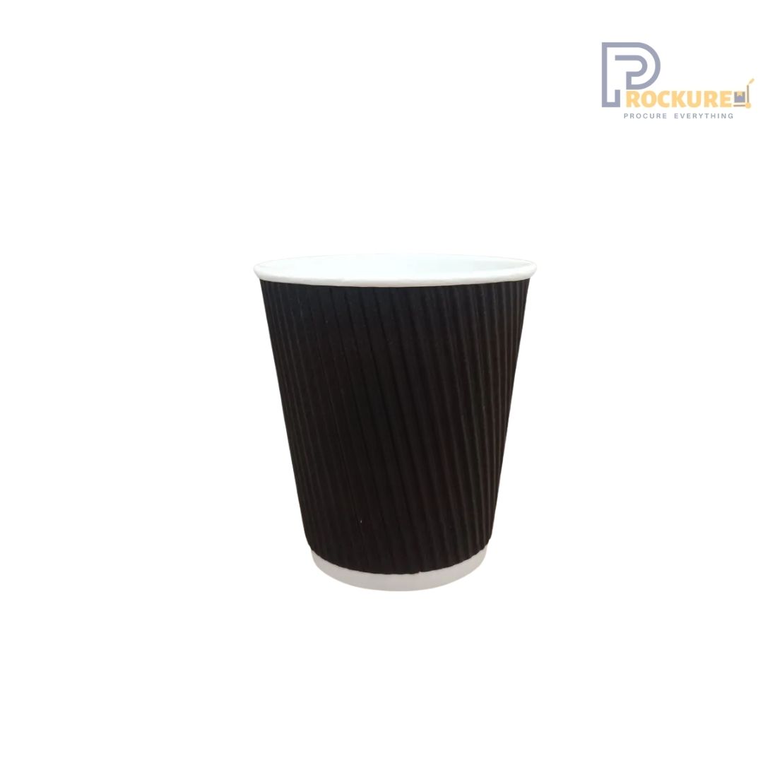 Ripple Black Cup 180 ml (6 Oz)
