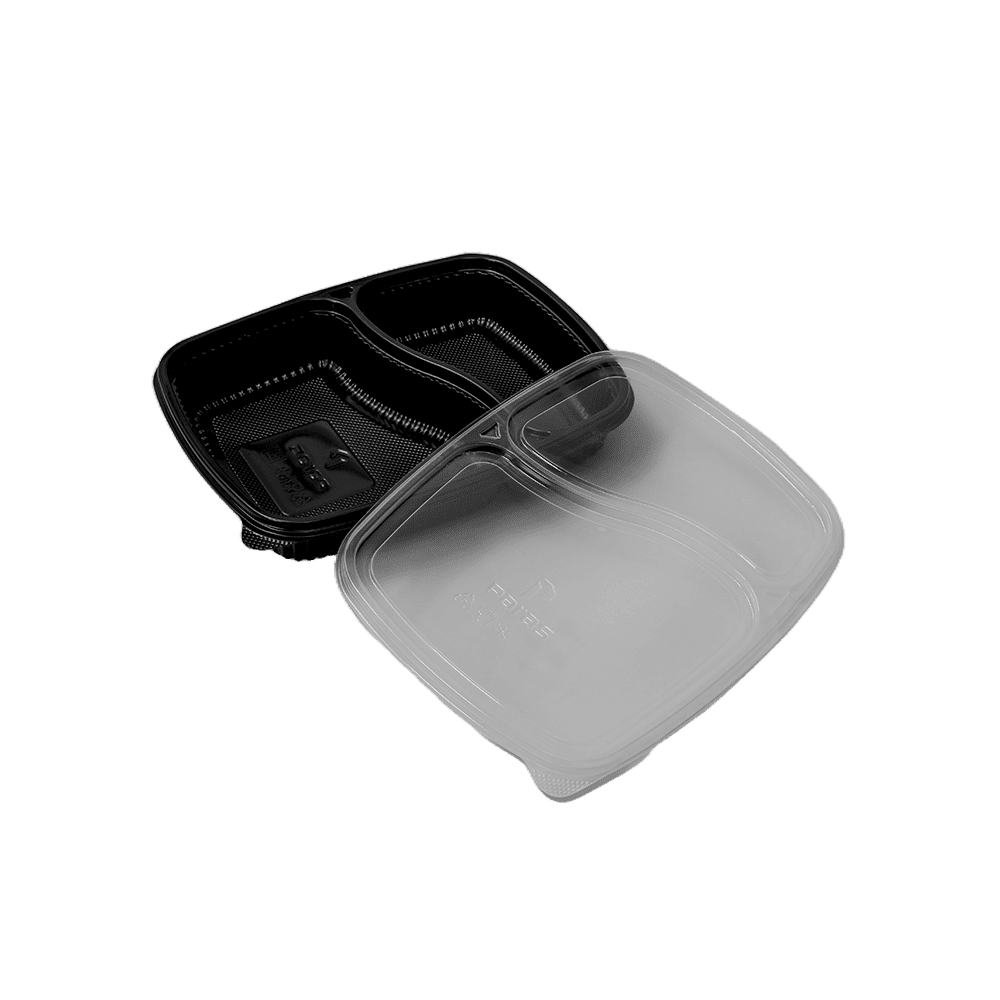 Paras 2CP Meal Tray Platter With Lid | Polypropylene (Plastic)