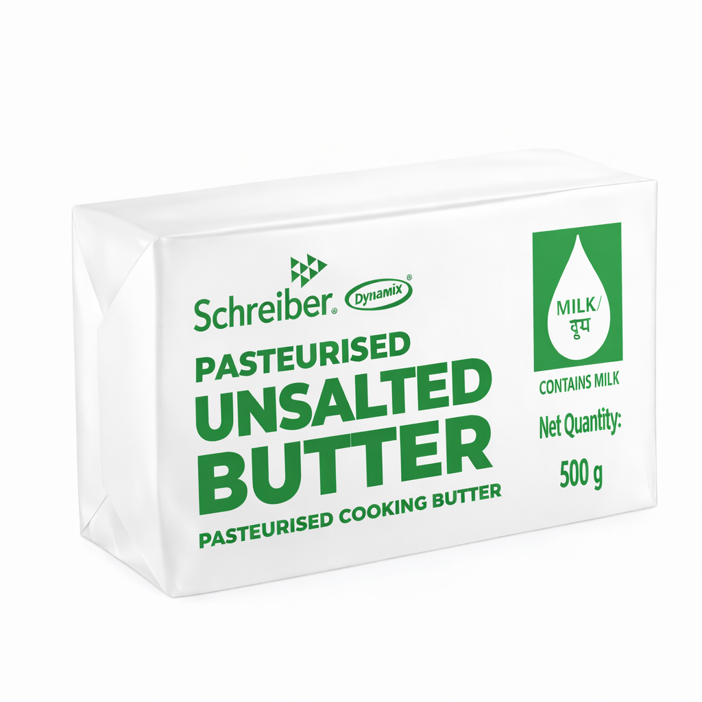 Dynamix White Wave Unsalted Butter 500gm Without Duplex