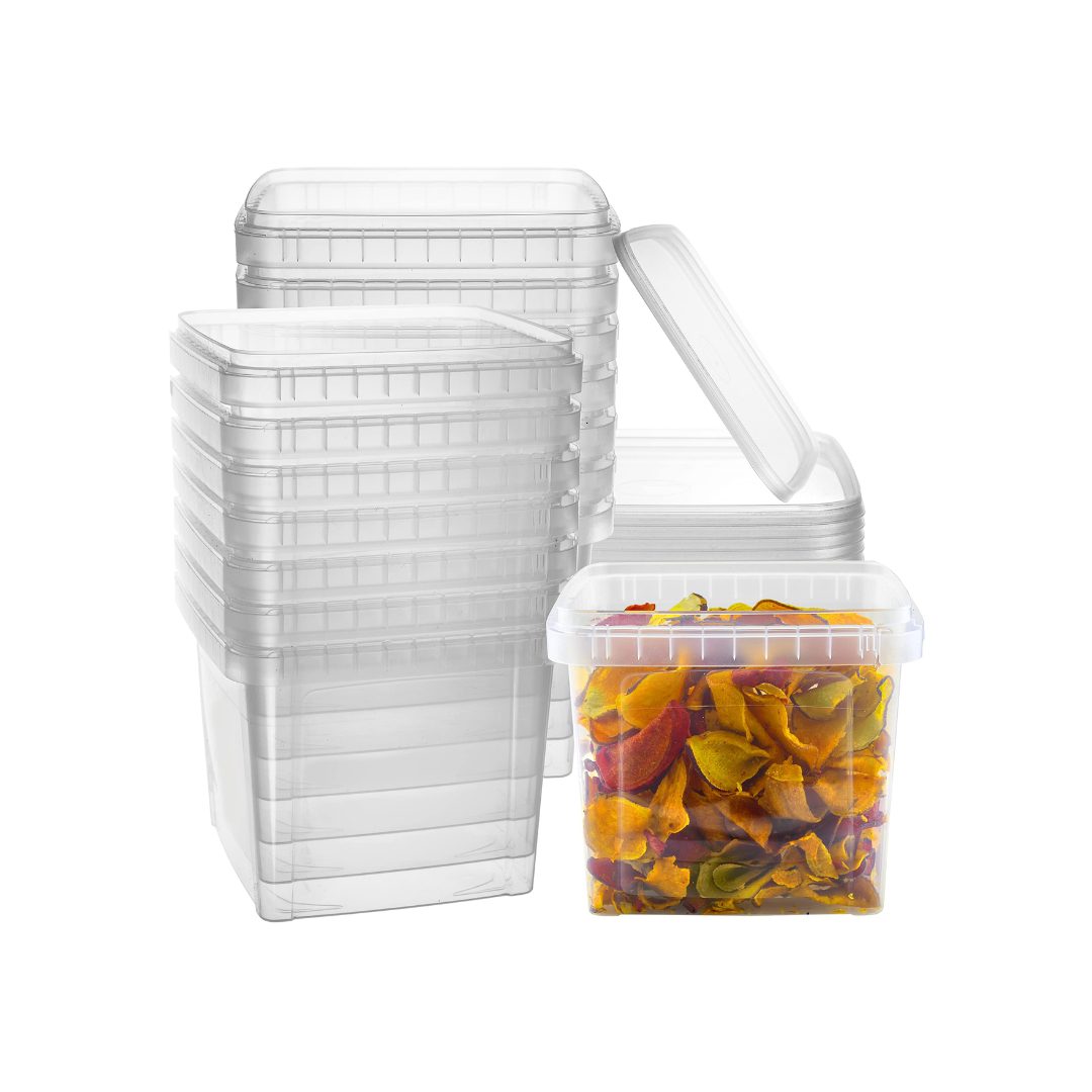 Rectangle Tamper Proof Container 450ml