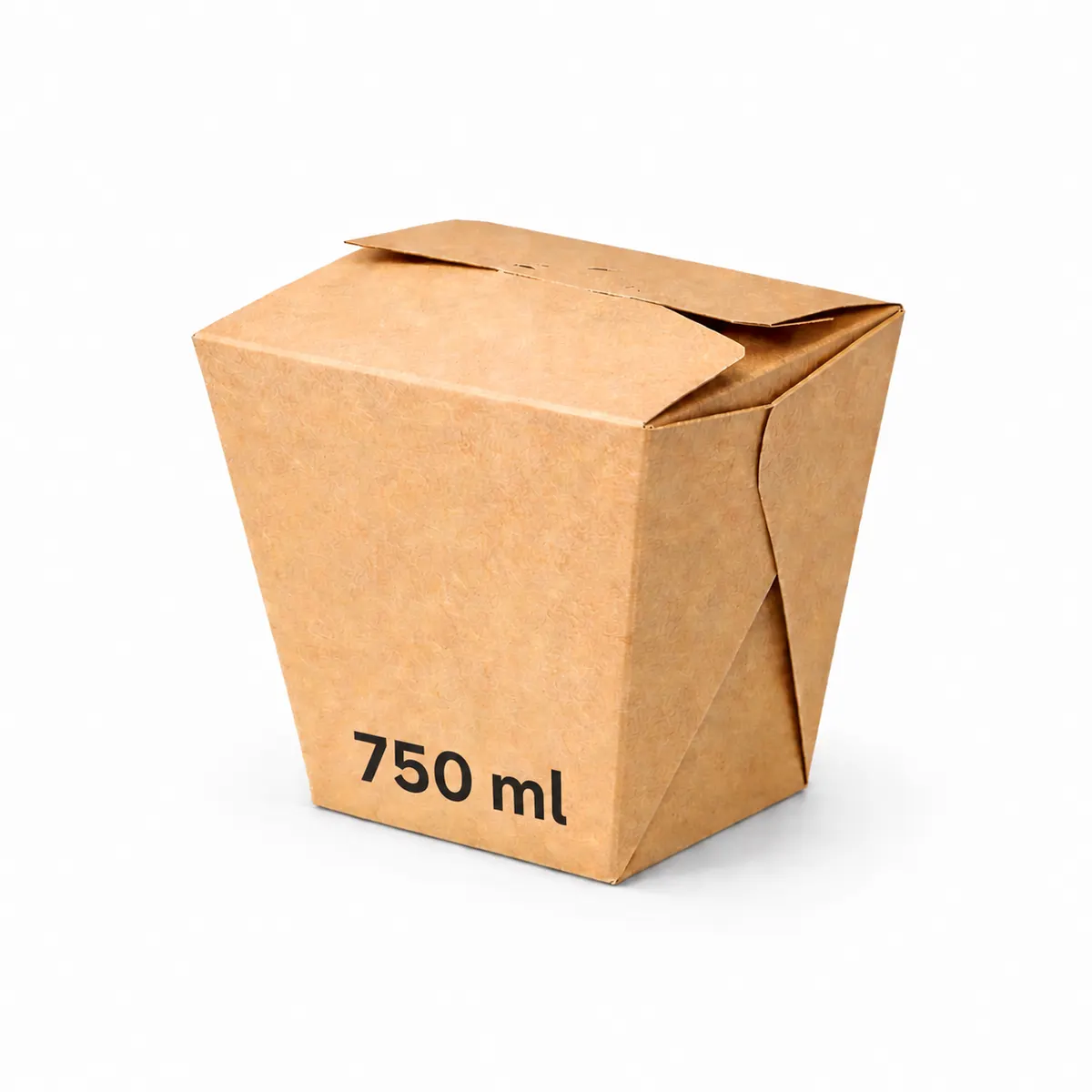 Square Bottom Takeaway Kraft Food Box for Wok, Noddle & Biryani 4