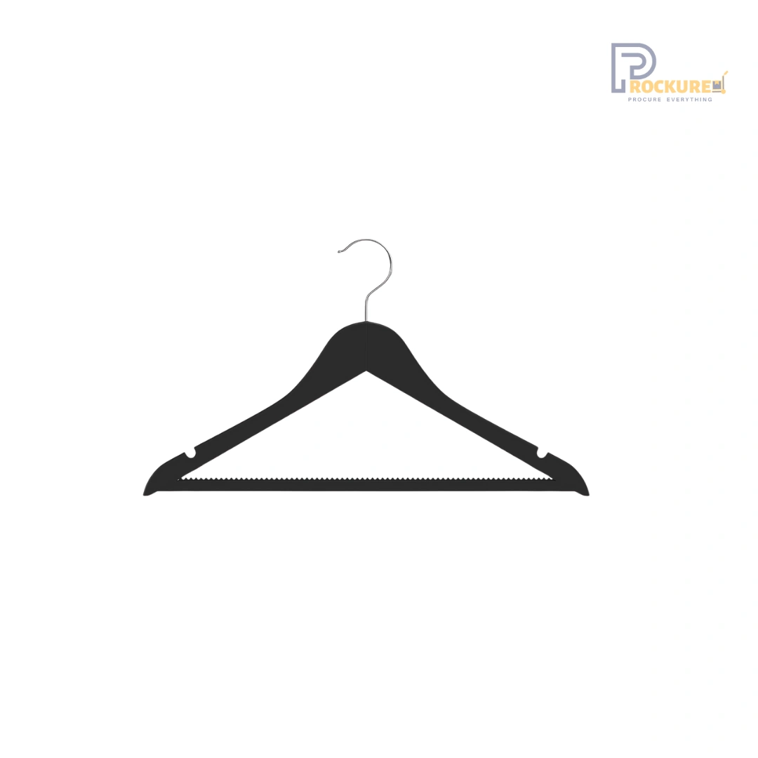 Dolphy Cherry Wood Black Hanger – 44.5cm