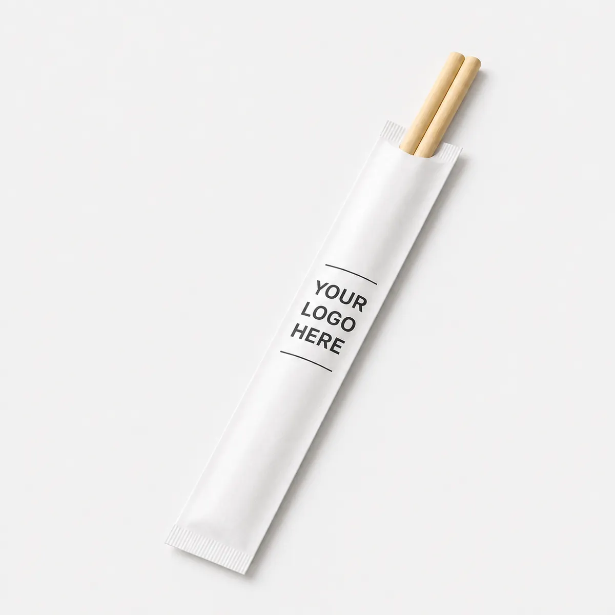 Paper Wrapped Customised Wooden Chopstick 8mm Size 2
