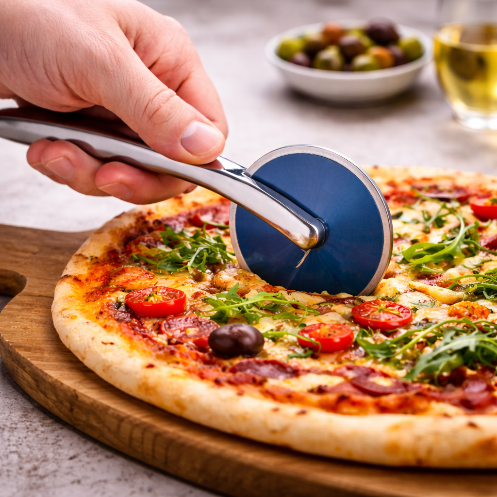 Pizza Cutter 7 CM Matte - Pizza Cutter Mate PZACTR-M