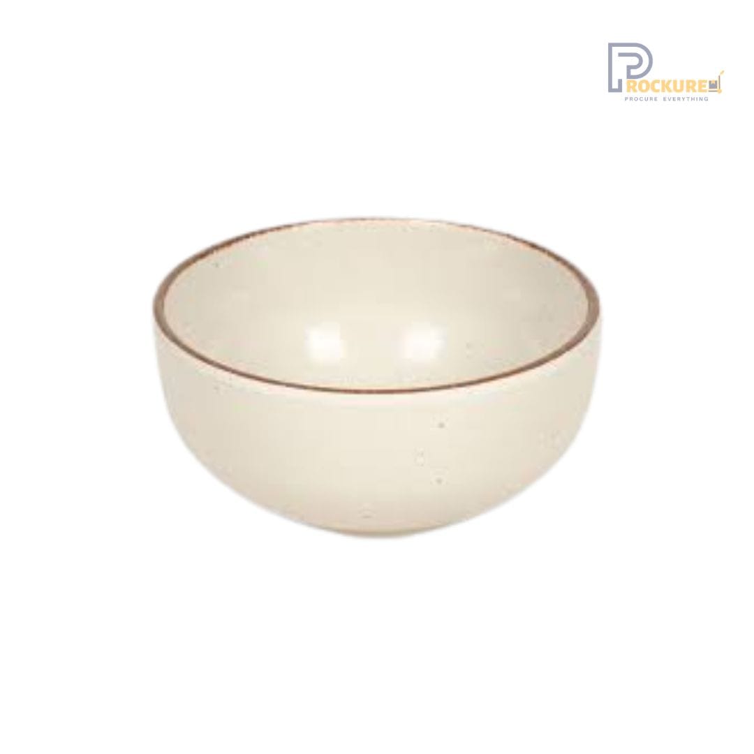 Sanaai Speckled Brown Footed Bowl - 550ml Porcelain Tableware (24 Pc Carton)